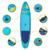 Надувна дошка для сапбордингу Procraft travel SUP350
