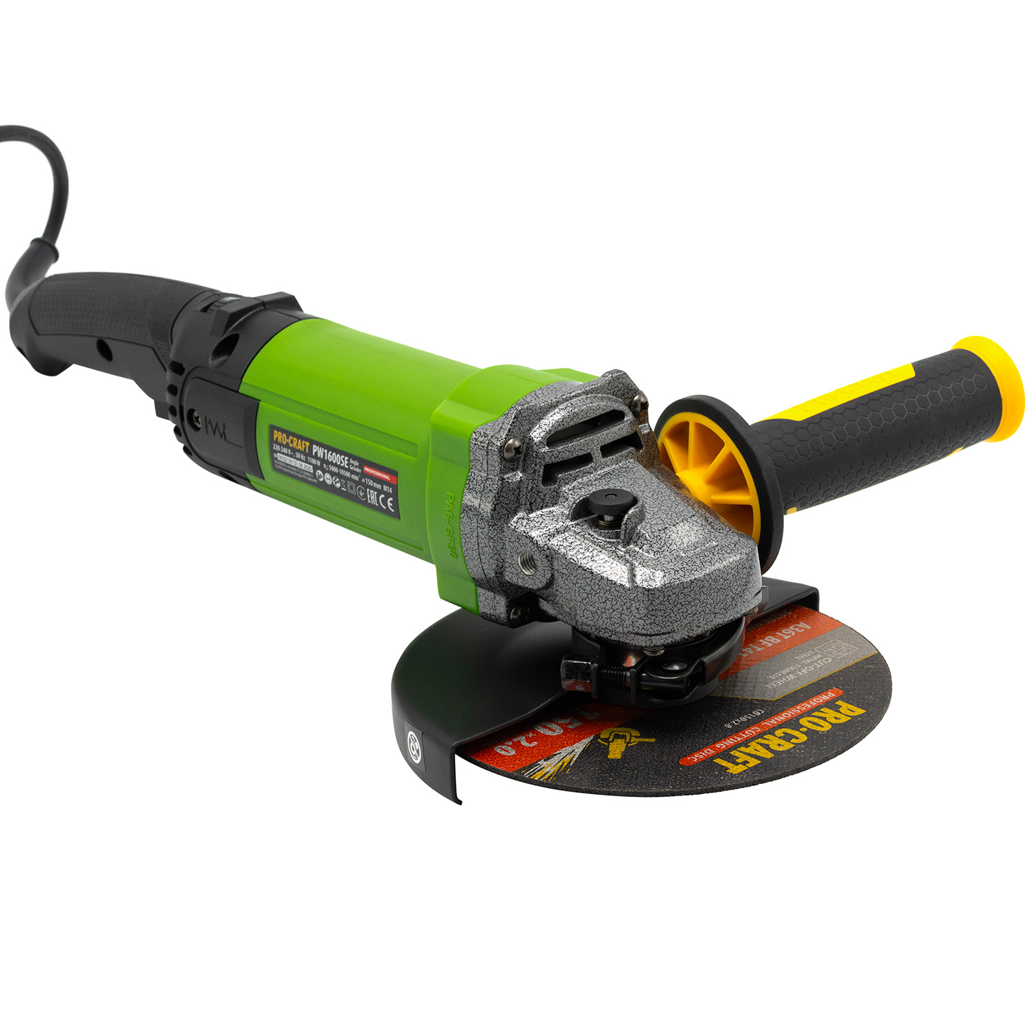 Кутошліфувальна машина Procraft PW1600SE 150 мм - 8