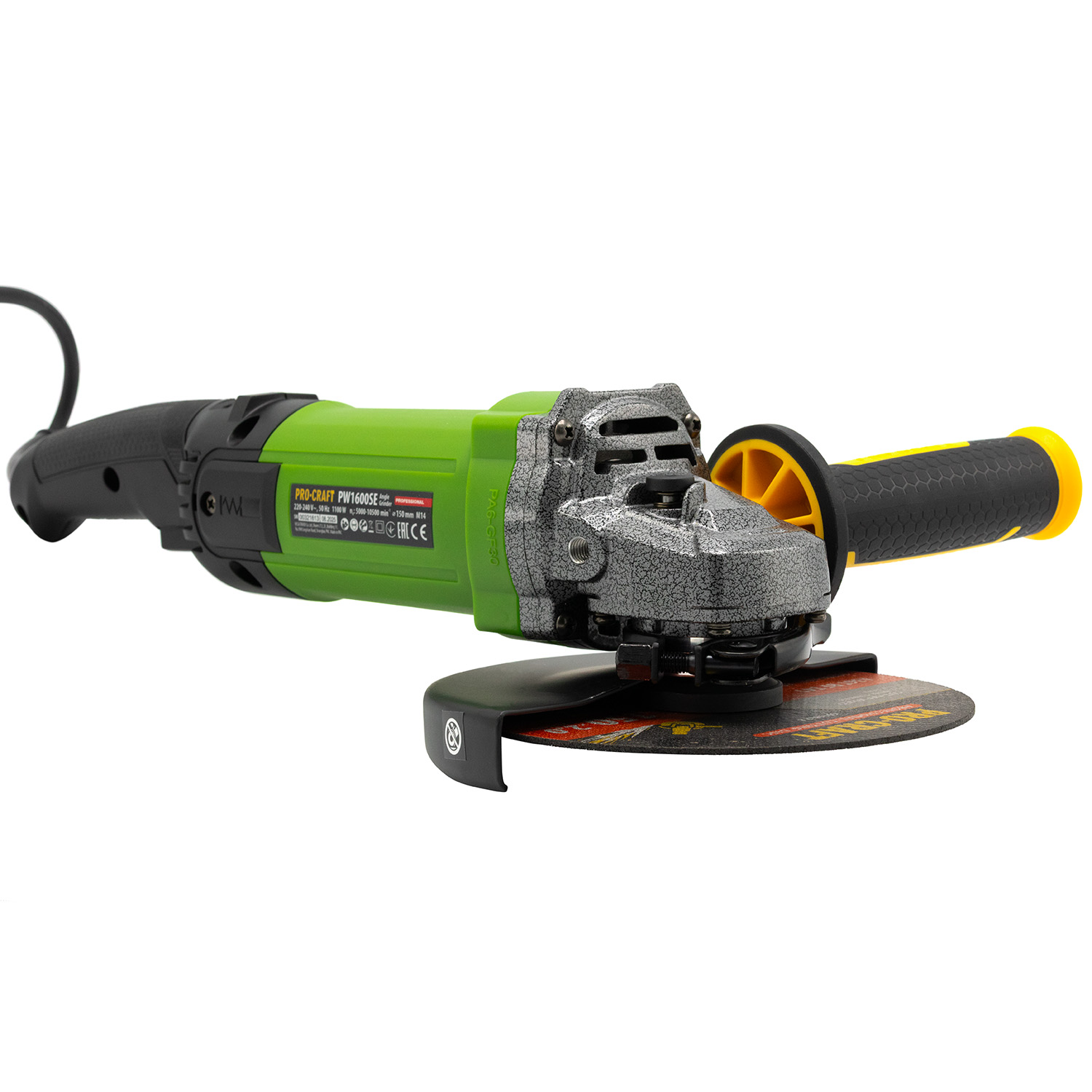Кутошліфувальна машина Procraft PW1600SE 150 мм - 9