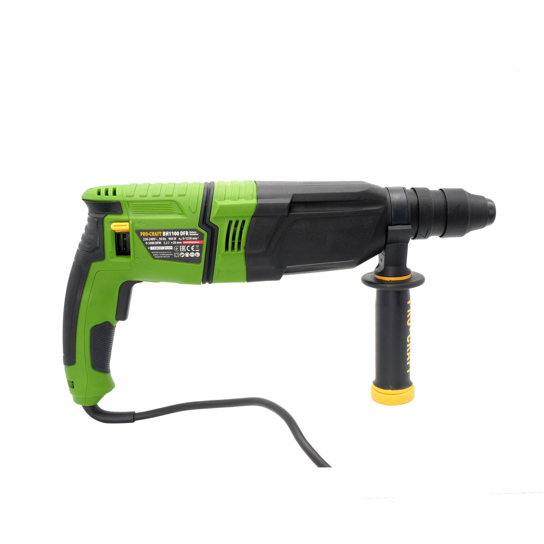 Перфоратор Procraft BH1100DFR - 3