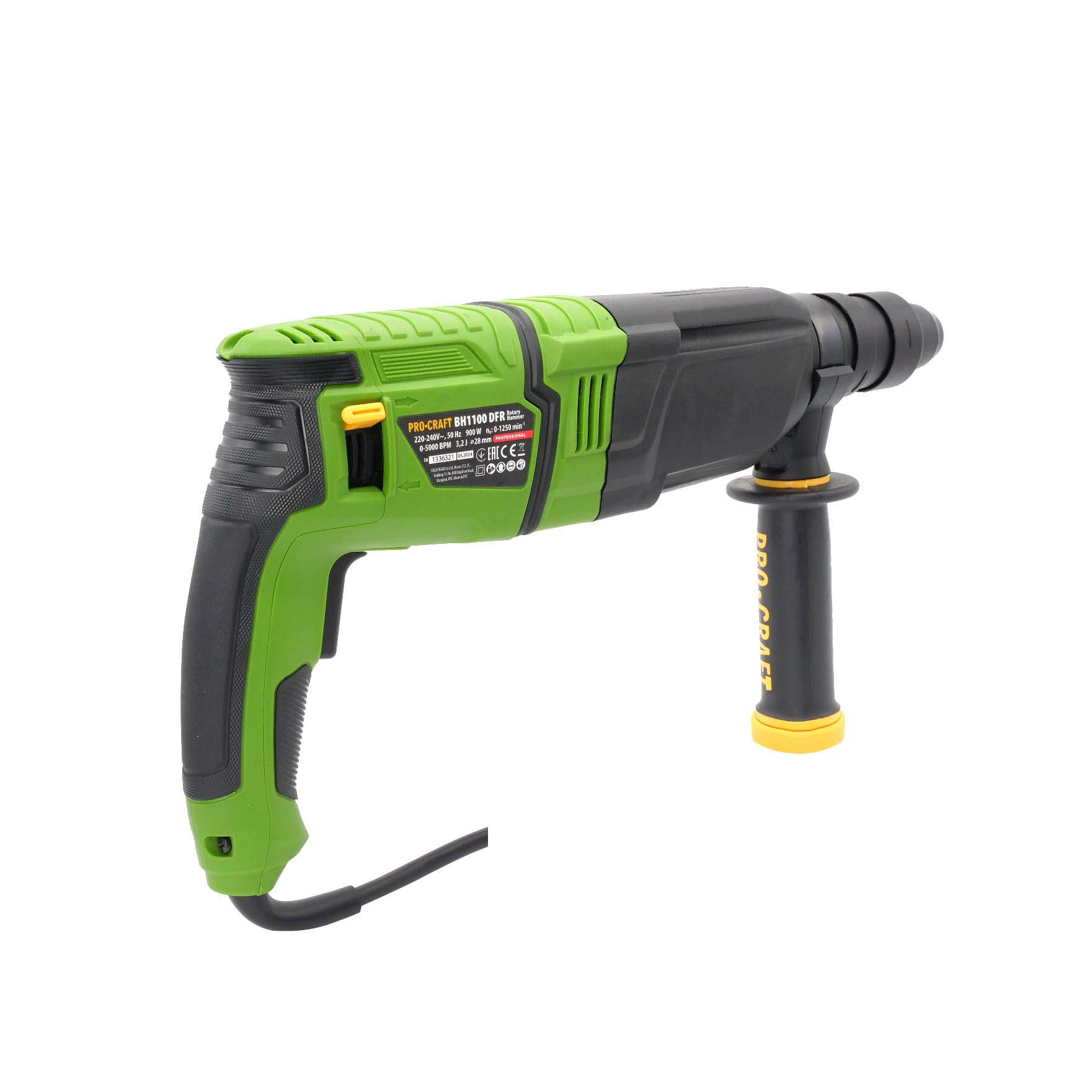 Перфоратор Procraft BH1100DFR - 4