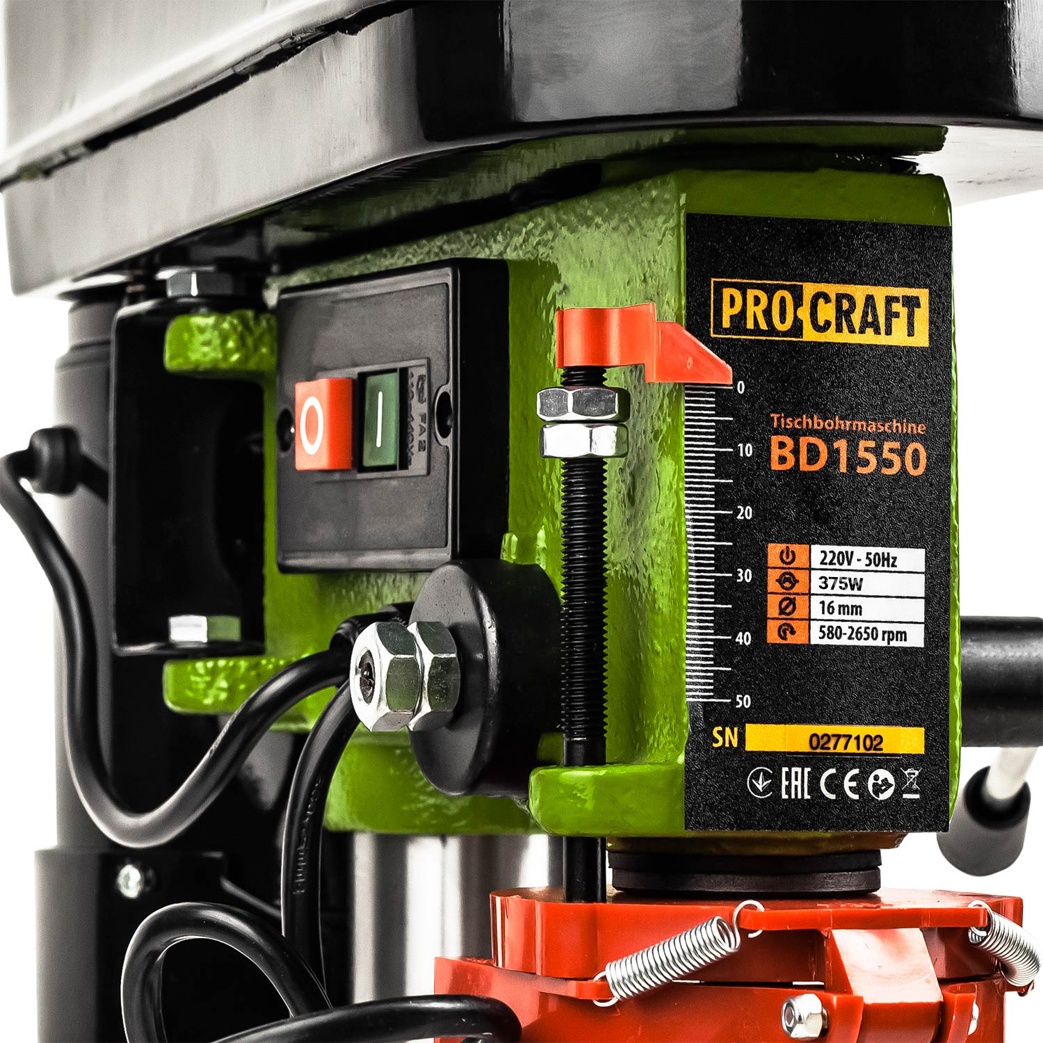 Свердлильний верстат Procraft BD1550 - 6