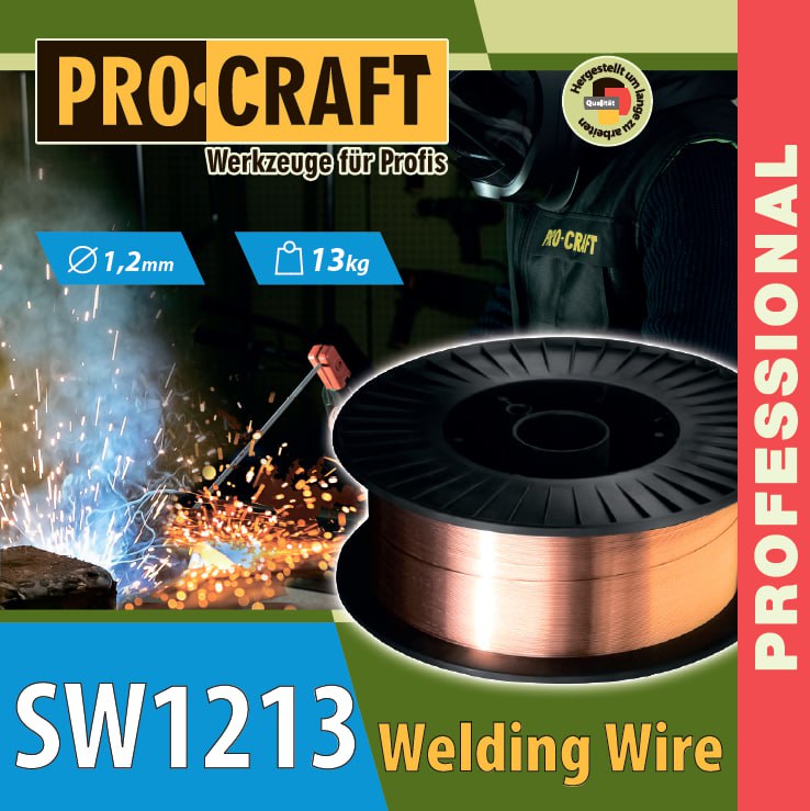 Зварювальний дріт Procraft SW1213 1,2 мм 13 кг - 2