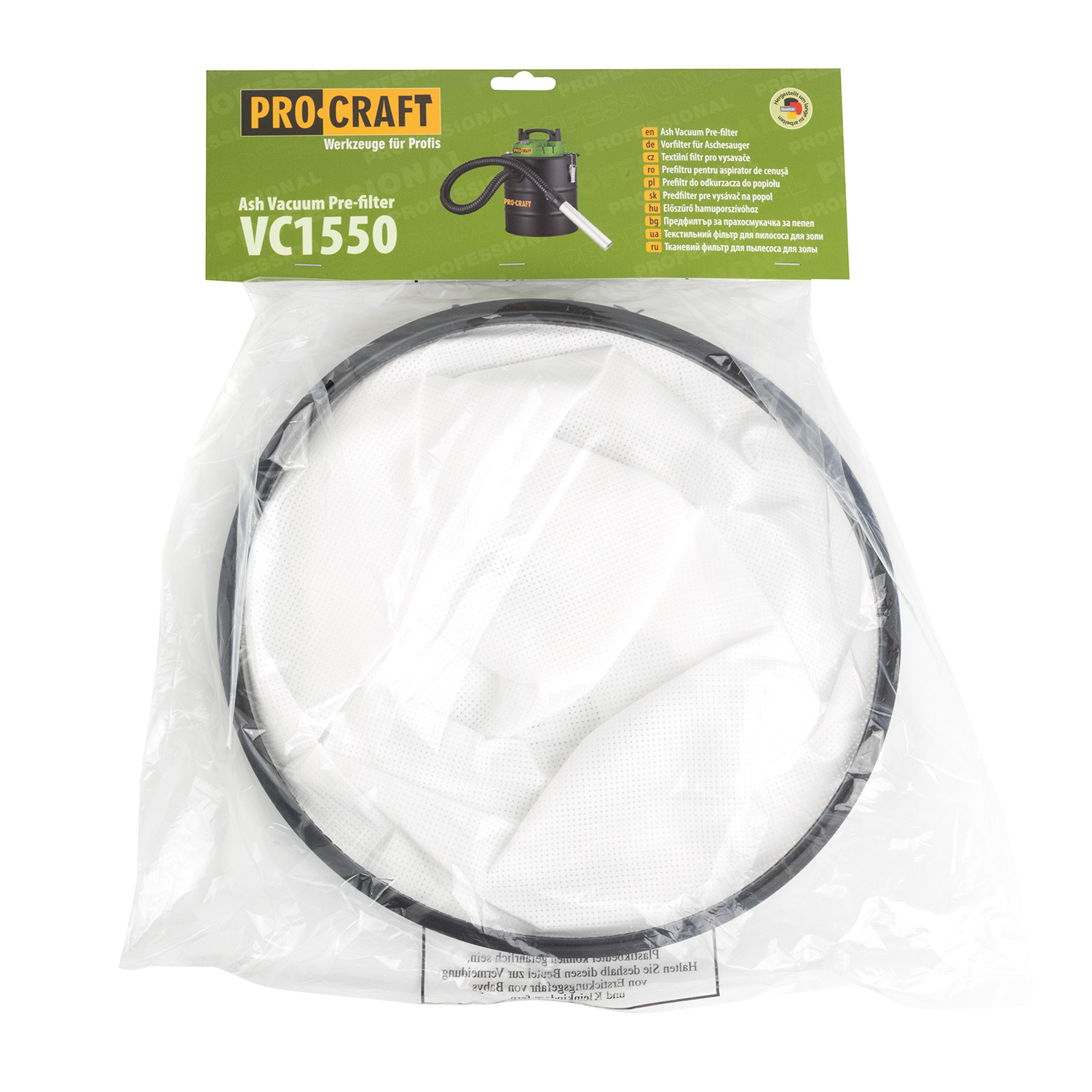 Передфільтр для VC1550 Procraft - 2